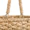 16&#x22; Woven &#x26; Natural Bangkuan Rope Stair Basket with Handles